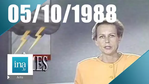20h Antenne 2 du 05 octobre 1988 | Inondations à Nîmes | Archive INA