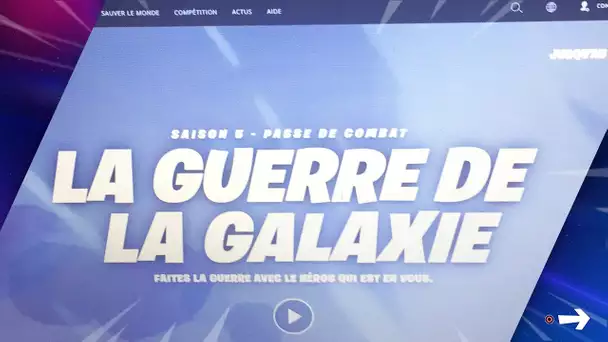 FORTNITE SAISON 5 : LA GUERRE DE LA GALAXIE !