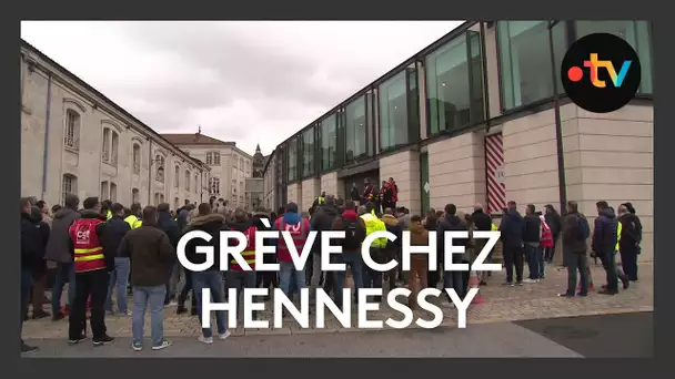 Mouvement de grève chez Hennessy à Cognac