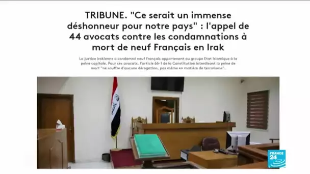 11 jihadistes condamnés à mort en Irak, "un déshonneur" pour la France