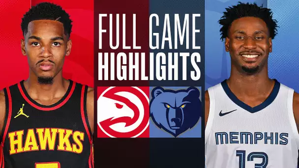 HAWKS at GRIZZLIES | FULL GAME HIGHLIGHTS | March 8, 2024