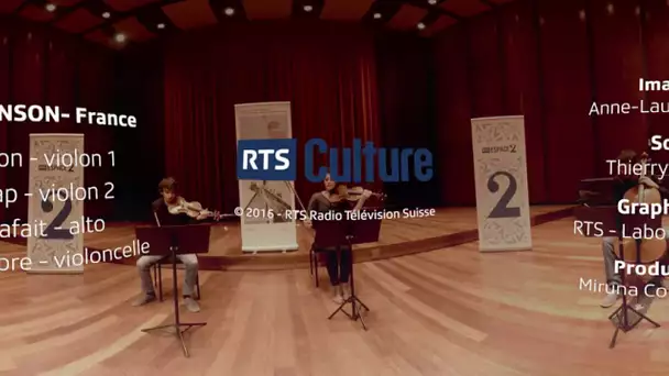 Concours de Genève - Finalistes quatuor à cordes: QUATUOR HANSON, France