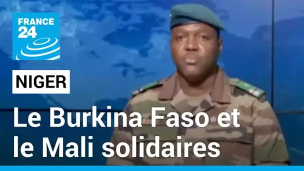 Le Burkina et le Mali solidaires du Niger face à la menace d'intervention militaire • FRANCE 24