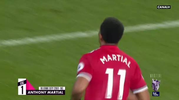 Le top buts d'Anthony Martial en Premier League