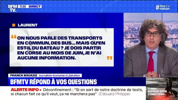 On parle des bus, des métros, mais pas des bateaux: qu'en est-il ? BFMTV répond à vos questions