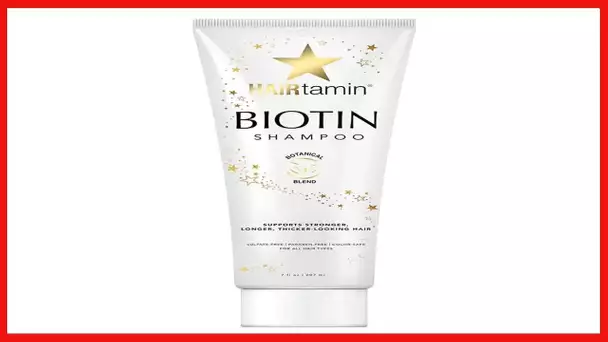 HAIRtamin Biotin Hair Growth Shampoo, Helps to Promote Healthy Hair Growth and Strength
