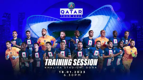 ⚽️ L'entraînement en direct du Khalifa Stadium à Doha powered by Ooredoo 🔴🔵