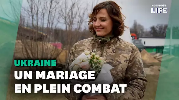 Pendant la guerre en Ukraine, ce couple s'est marié sur la ligne de défense à Kiev