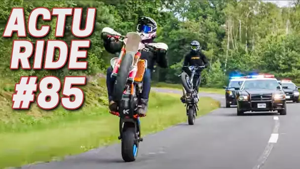 ACTU RIDE #85 : Course poursuite avec la police, Grosse bagarre entre surfeurs, Crash XXL en moto !