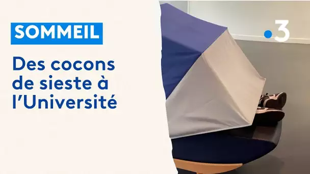 Nouveauté : des cocons de sommeil pour les étudiants de l'Université de Caen