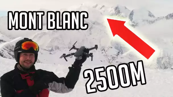 Test DJI Mavic Pro à 2 500 m d'Altitude ! (Petit Drone 4K)