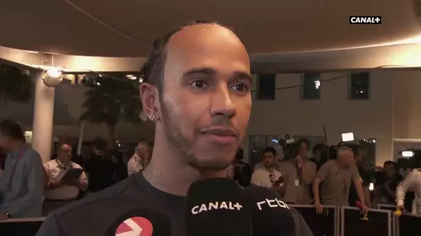 Lewis Hamilton : "C'est génial de terminer avec de telles qualifications.."
