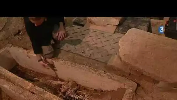 Un sarcophage du VIe ou VIIe siècle mis au jour à Chartres