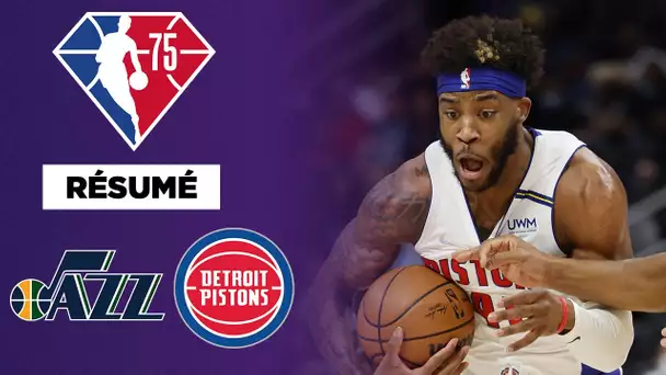 Résumé NBA VF : Utah Jazz @ Detroit Pistons