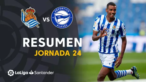 Resumen de Real Sociedad vs Deportivo Alavés (4-0)