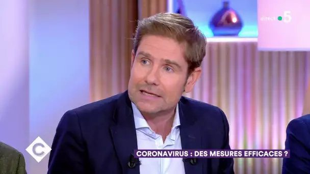 Coronavirus : des mesures efficaces ? - C à Vous - 13/03/2020