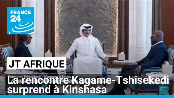 La rencontre Kagame-Tshisekedi surprend à Kinshasa, peu de détails filtrent • FRANCE 24