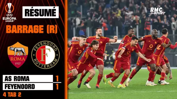 AS Roma (Q) 1-1 4tab2 Feyenoord - Ligue Europa (Barrage retour)