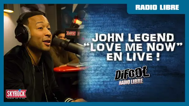 John Legend "Love me now" en live #LaRadioLibre