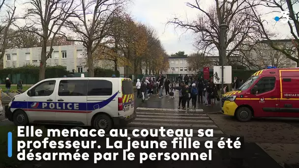 Menace au couteau dans un collège à Rennes. La jeune fille a été désarmée par le personnel