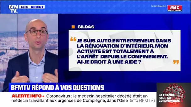 Auto-entrepreneur, mon activité est à l'arrêt, ai-je droit à une aide ? BFMTV répond à vos questions