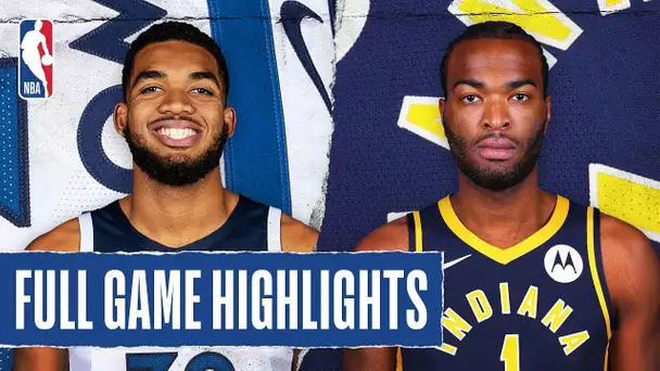 TIMBERWOLVES at PACERS | FULL GAME HIGHLIGHTS | January 17, 2020