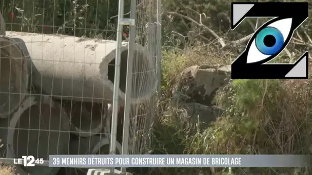 [Zap Actu] 39 menhirs détruits pour construire un magasin de bricolage (08/06/23)