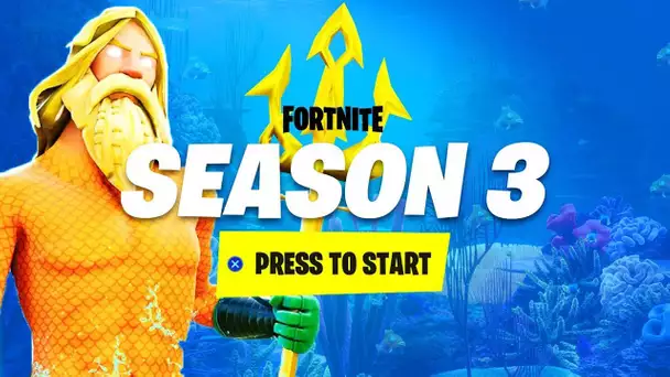 NOUVEAUX TEASER ET SKIN AQUAMAN CONFIRME ! (FORTNITE SAISON 3)