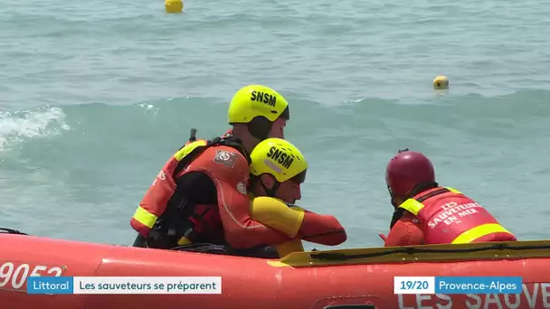 Les sauveteurs en mer se préparent pour cet été à Martigues