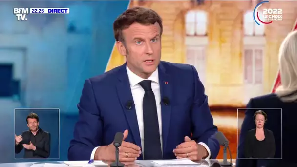 Emmanuel Macron à Marine le Pen: "Vous êtes climatosceptique"