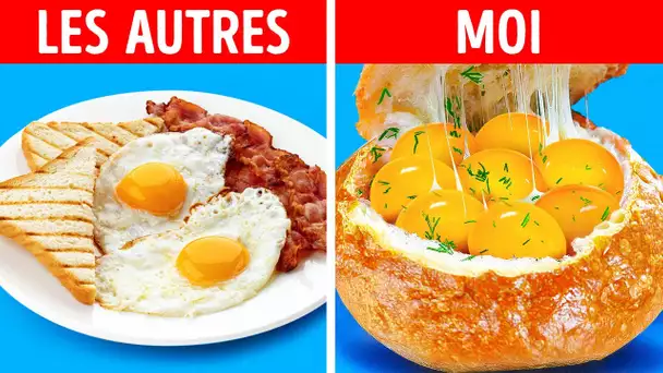 CUISINE DES ŒUFS COMME UN PRO ! INCROYABLES ASTUCES AVEC DES ŒUFS QUE TU PEUX FACILEMENT RÉPÉTER