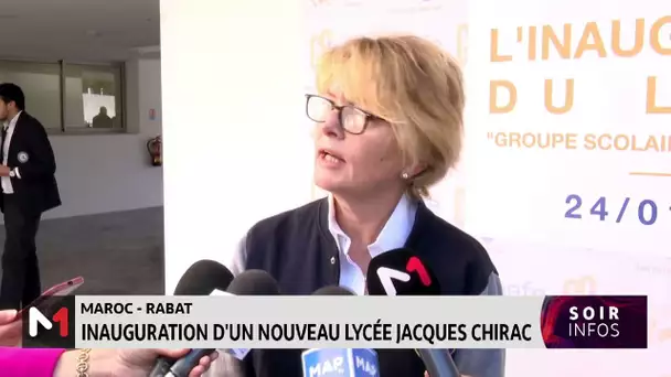 Rabat : Inauguration d´un nouveau lycée Jacques-Chirac