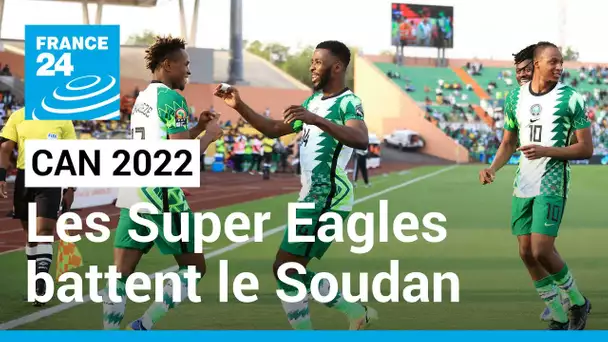 CAN 2022 : Les Super Eagles battent tranquillement le Soudan • FRANCE 24