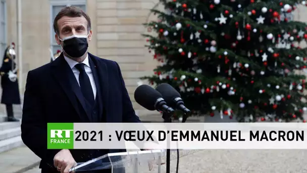 Emmanuel Macron présente ses vœux aux Français pour la nouvelle année