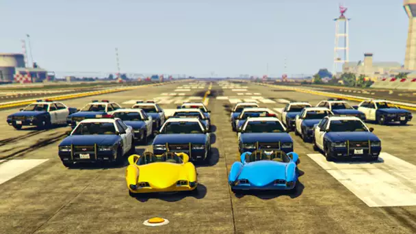 CHASSE A L'HOMME : NOUVELLE VOITURE DE POLICE ! (30 PLAYERS)