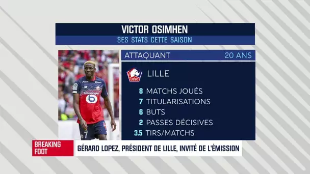 LOSC - Pour Lopez, "Osimhen a un sixième sens"