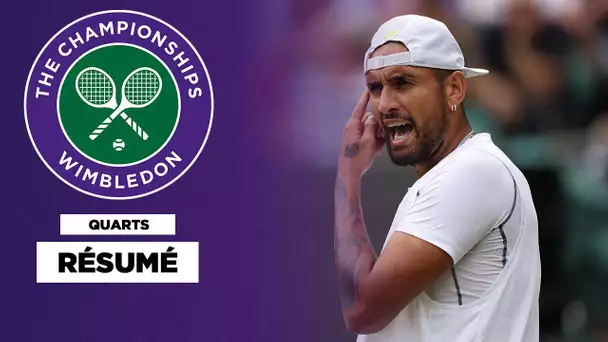 🎾 Résumé - Wimbledon : Nick Kyrgios – Cristian Garin : Tout simplement colossal !