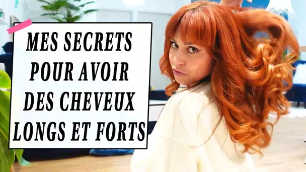 MES ASTUCES POUR DES CHEVEUX LONGS ET FORTS + MES BOUCLES DU MOMENT (feat Luxeol) / ROUTINE