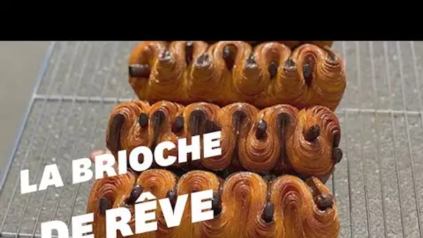 Les fans de pain au chocolat vont adorer cette brioche feuilletée