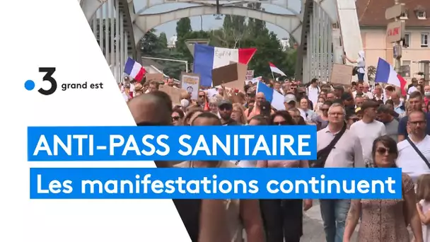 Manifestation : les anti-pass sanitaire maintiennent la pression dans les rues alsaciennes