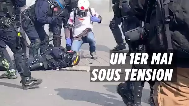 Policier blessé et  feu de véhicules : un 1er mai sous tension à Paris