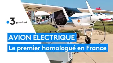 Essai du premier avion électrique homologué en France