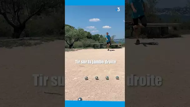 Pétanque. Le défi de Tanguy : 10 tirs différents à la calanque de Samena. #marseille #petanque