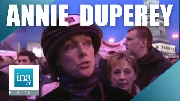 Annie Duperey manifeste pour les intermittents spectacles | Archive INA