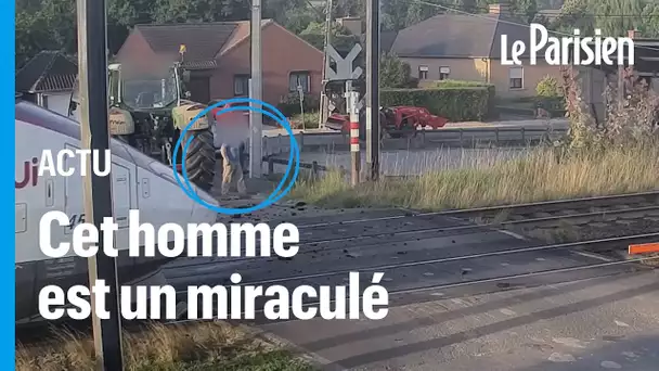 Un TGV de la SNCF percute la remorque d’un tracteur, l’agriculteur s’en sort indemne