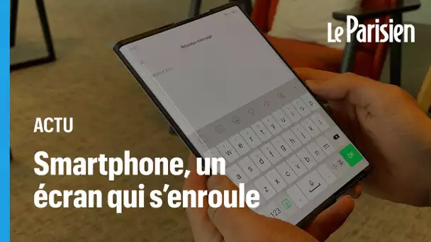 L'Oppo X, le prototype de smartphone à l'écran enroulable