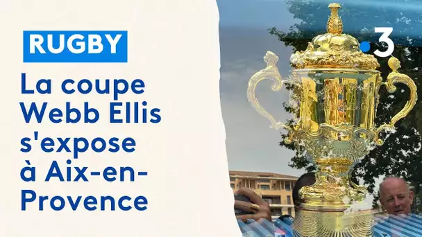 Coupe du monde de rugby : la coupe s'expose