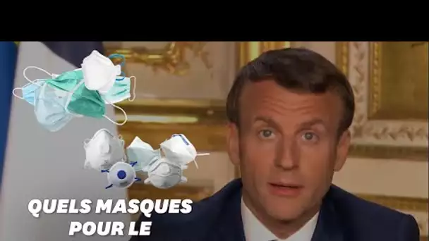 Mystère autour des masques "grand public" annoncés par Macron pour le déconfinement