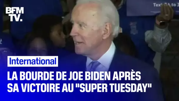 "Ma femme… euh ma sœur": la bourde de Joe Biden après sa victoire au "Super Tuesday"