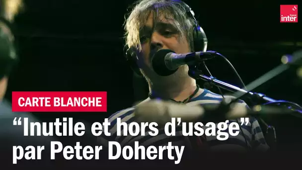 Peter Doherty chante "Inutile et hors d'usage" de Daniel Darc